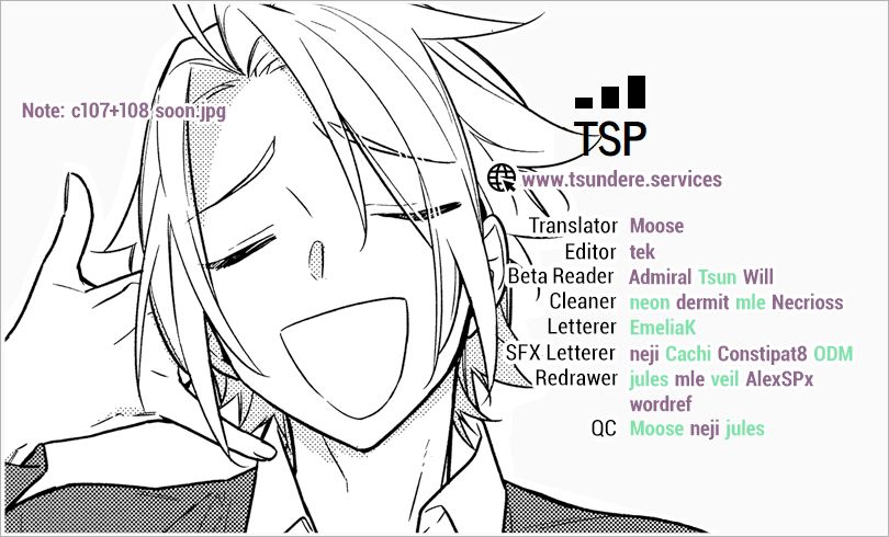 Horimiya: Chapter 109