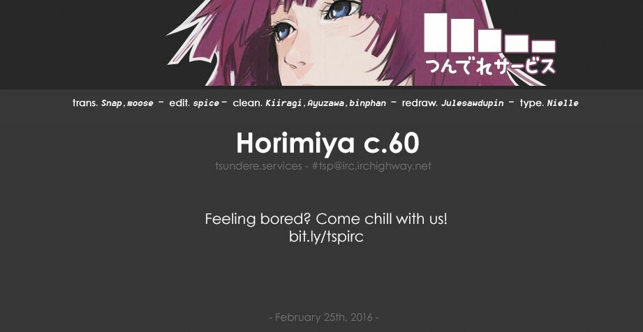 Horimiya: Chapter 60