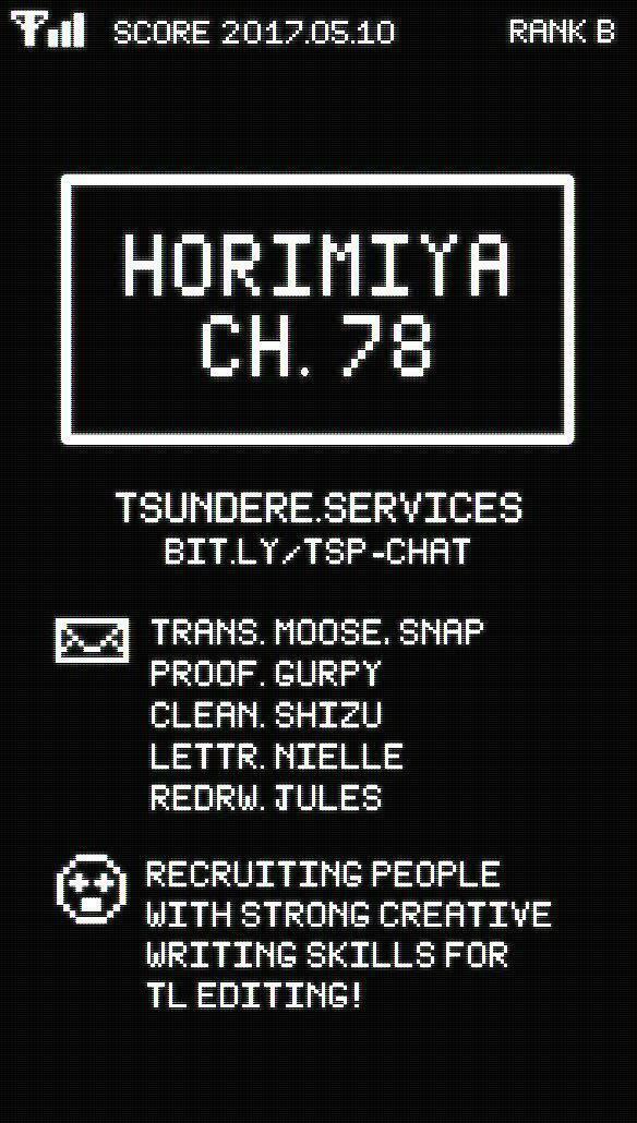Horimiya: Chapter 78