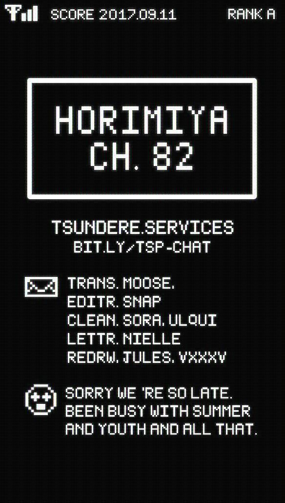 Horimiya: Chapter 82