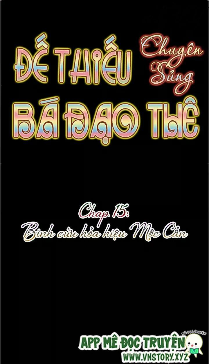 Đế Thiếu Chuyên Sủng Hắc Đạo Thê: Chapter 15