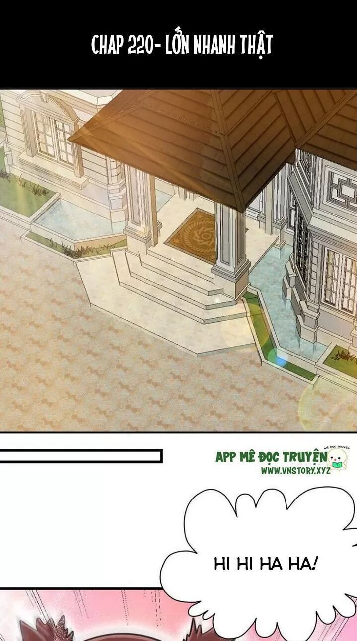Đế Thiếu Chuyên Sủng Hắc Đạo Thê: Chapter 220: Lớn nhanh quá