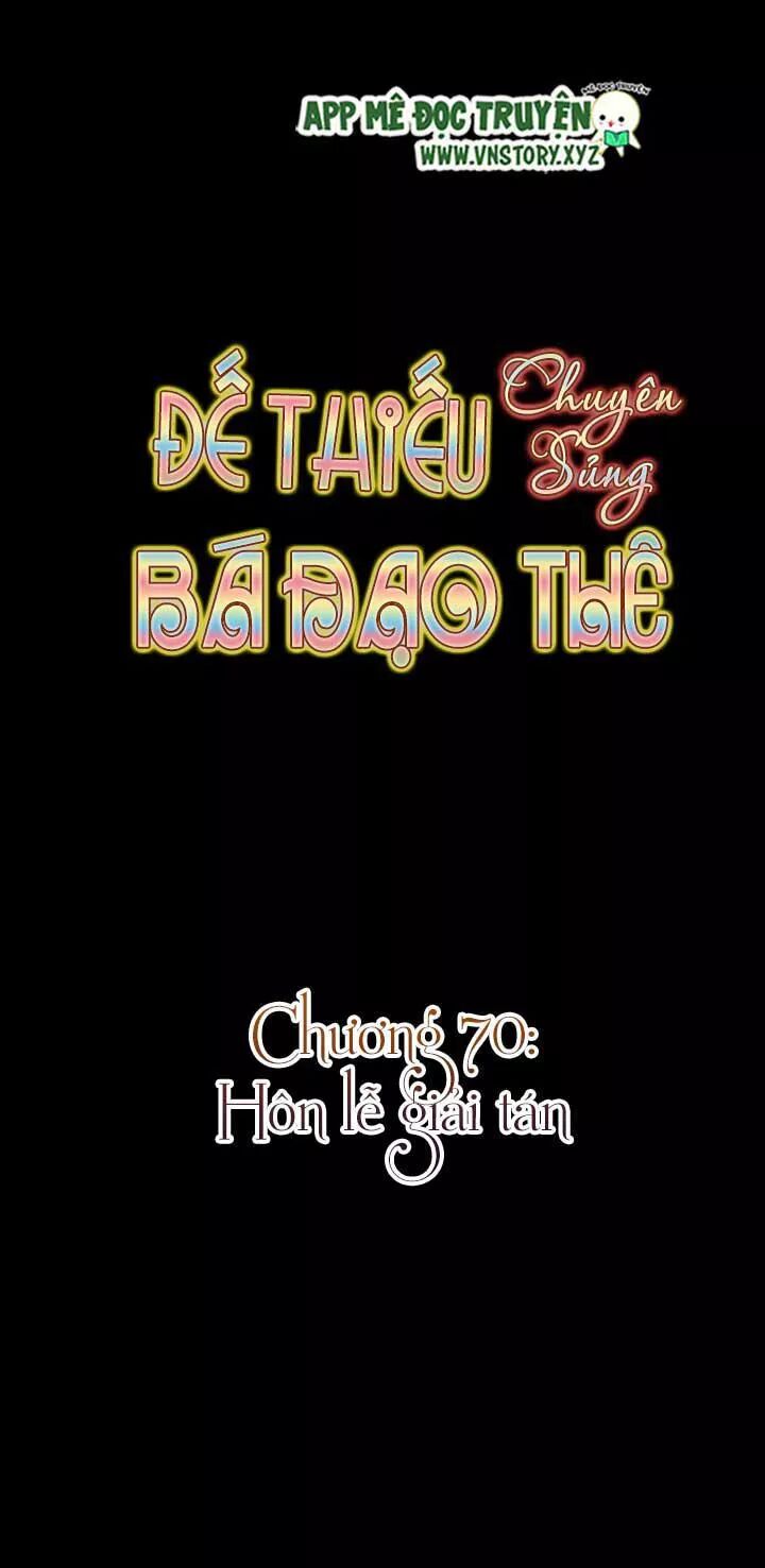Đế Thiếu Chuyên Sủng Hắc Đạo Thê: Chapter 70: Hôn lễ giải tán