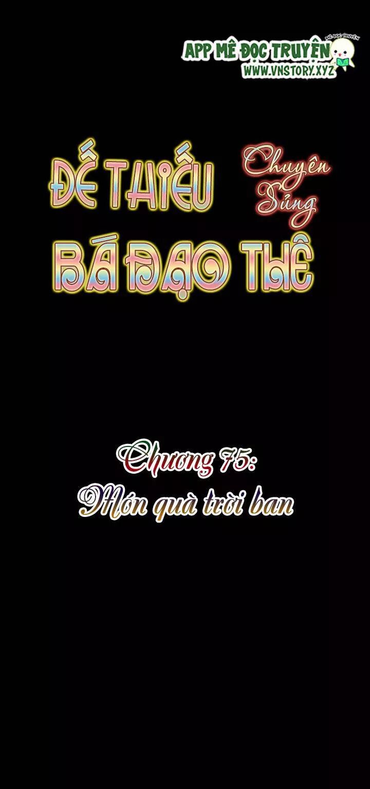 Đế Thiếu Chuyên Sủng Hắc Đạo Thê: Chapter 75: Món quà trời ban