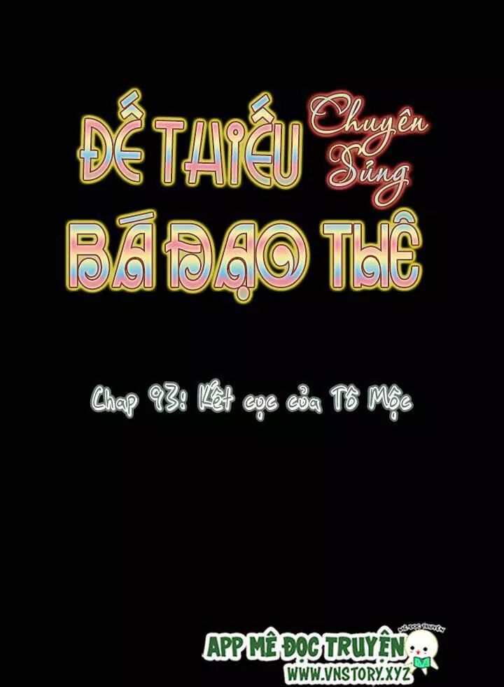Đế Thiếu Chuyên Sủng Hắc Đạo Thê: Chapter 93: Kết cục của Tô Mộc