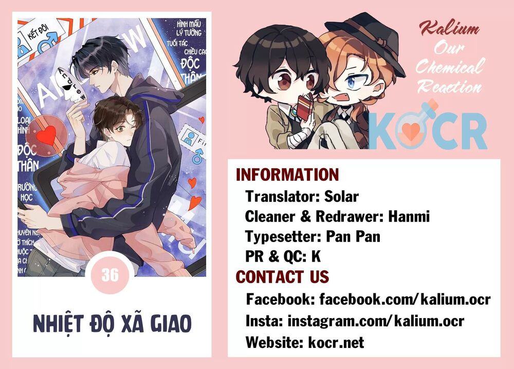 Nhiệt độ xã giao: Chapter 36
