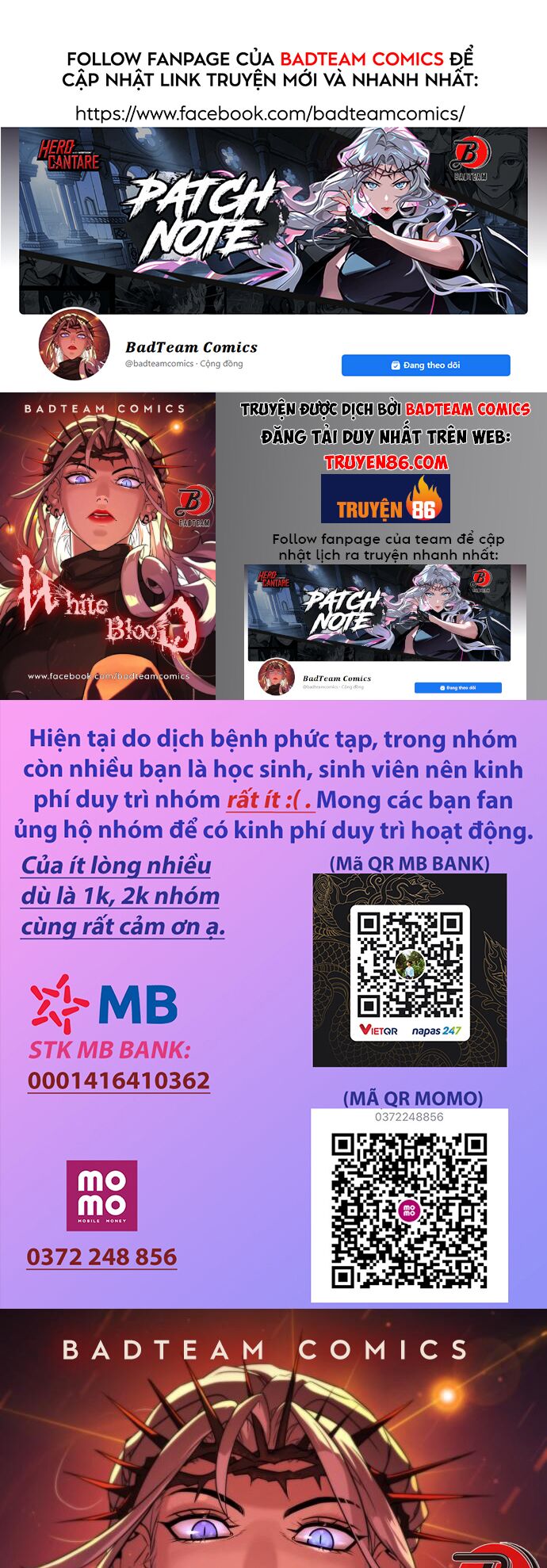 Máu trắng: Chapter 77.5