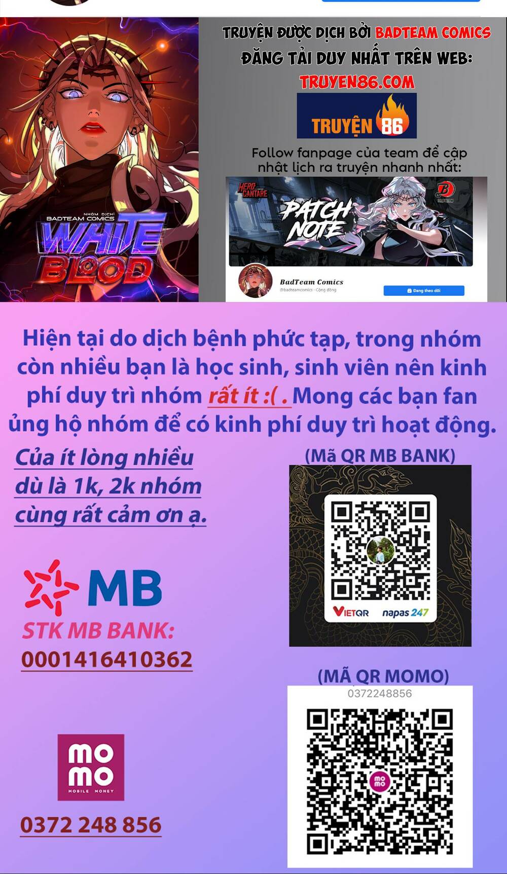 Máu trắng: Chapter 87