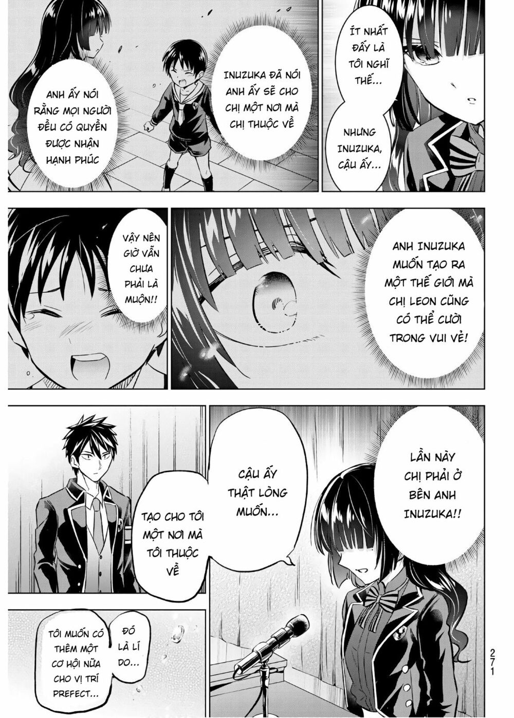 Kishuku Gakkou No Juliet: Chapter 91