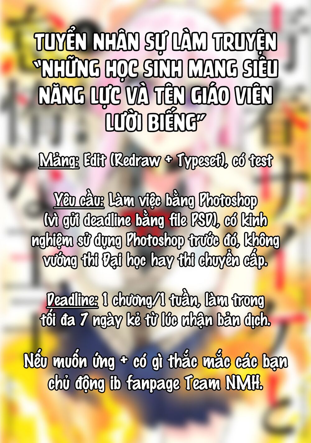 Những Học Sinh Mang Siêu Năng Lực Và Tên Giáo Viên Lười Biếng: Chapter 6.6