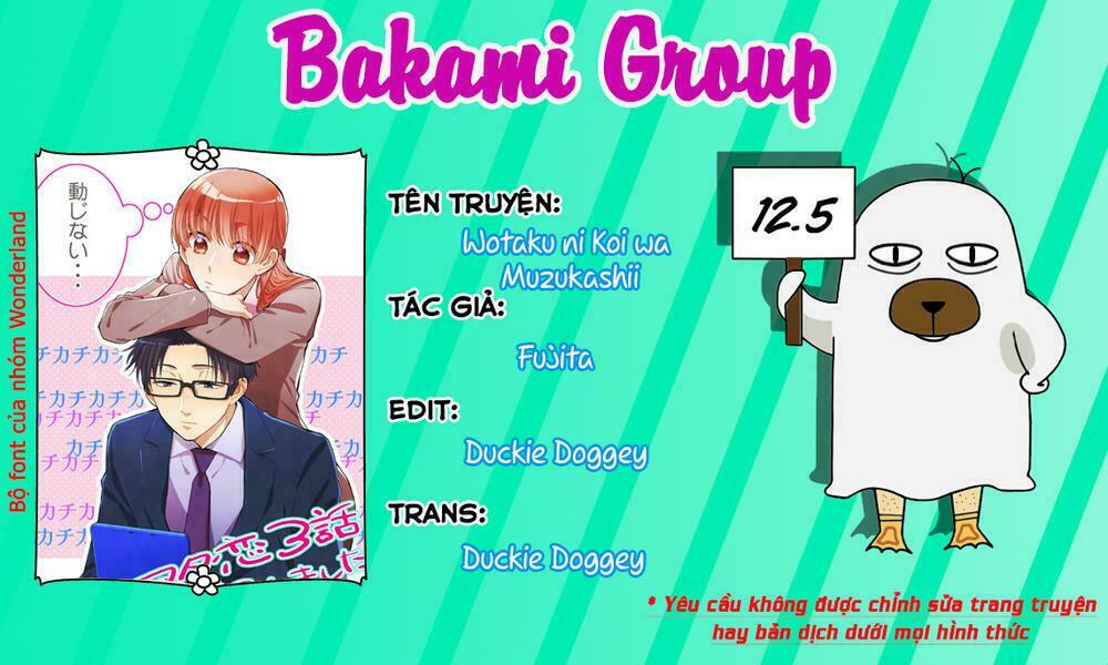 Thật Khó Để Yêu 1 Otaku: Chapter 12.5