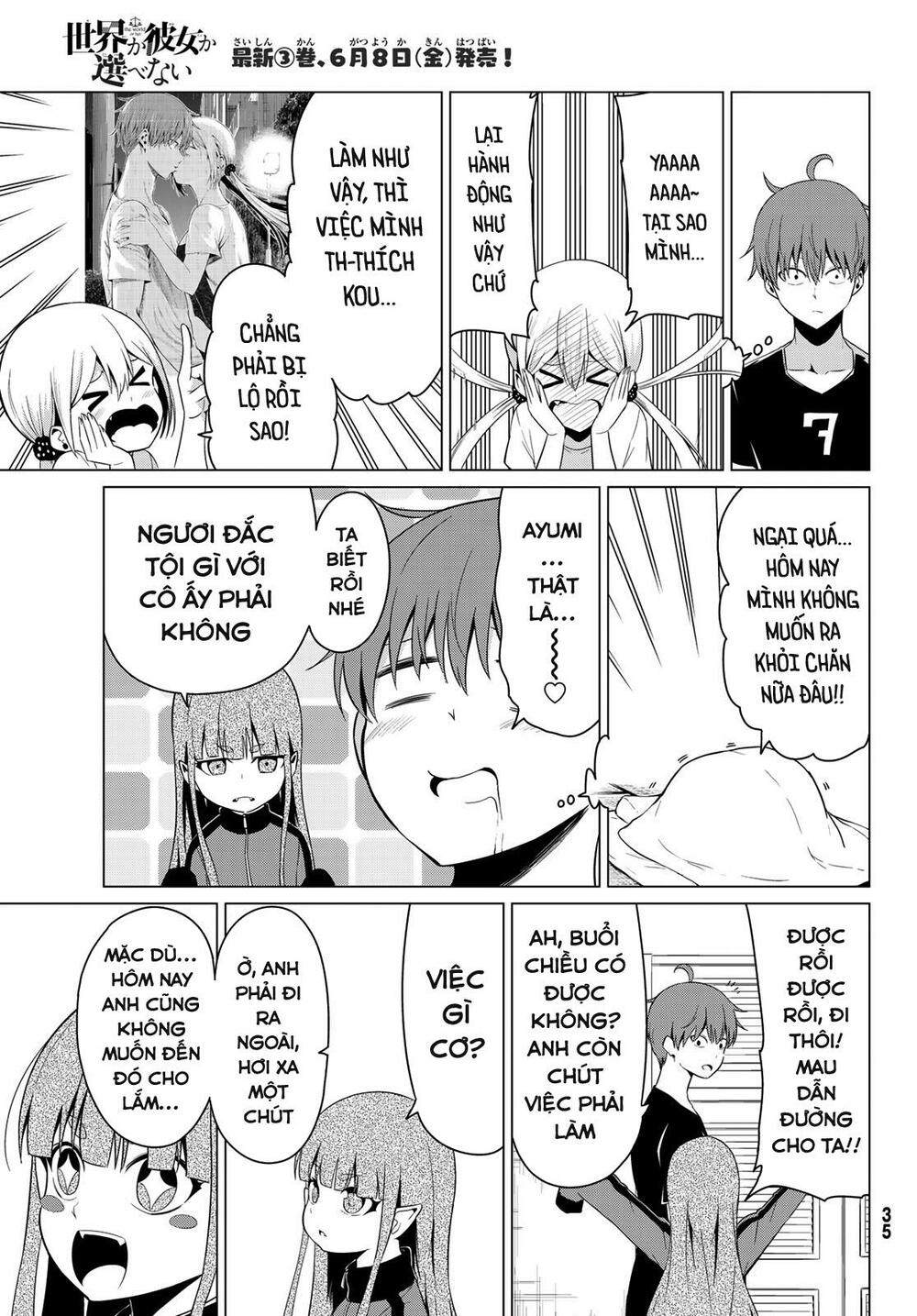 Sekai ka Kanojo ka Erabenai: Chapter 14: Tôi..thật tồi tệ