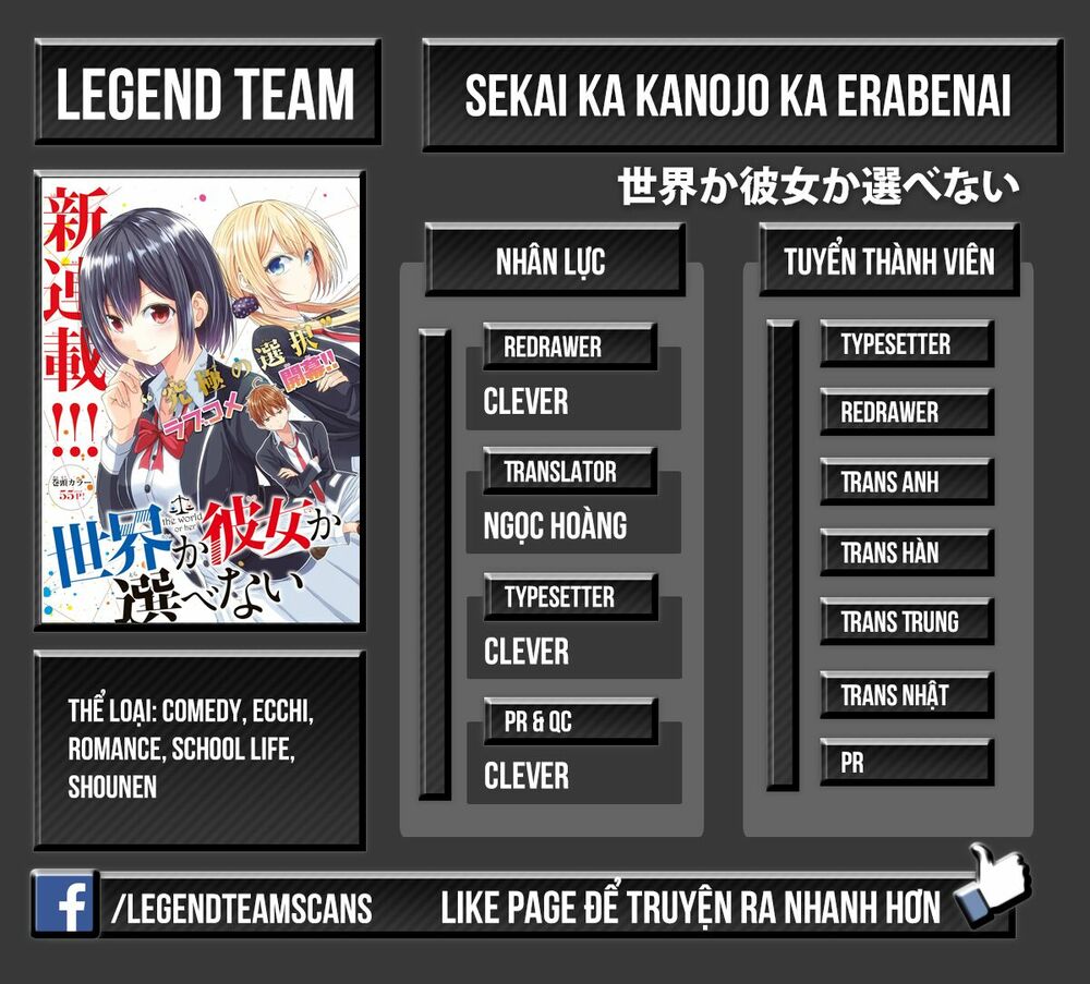 Sekai ka Kanojo ka Erabenai: Chapter 2: Thật là lãng phí!!