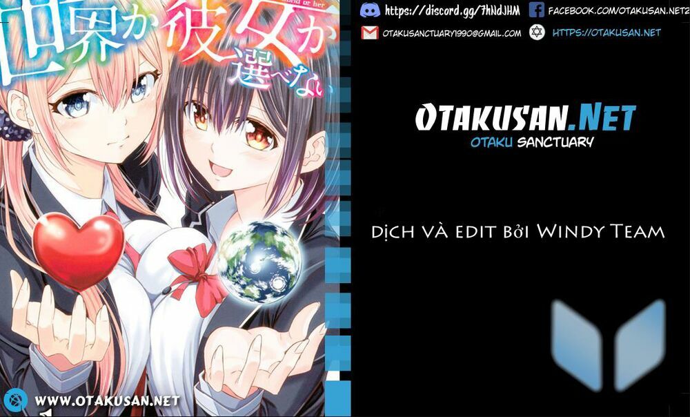 Sekai ka Kanojo ka Erabenai: Chapter 39