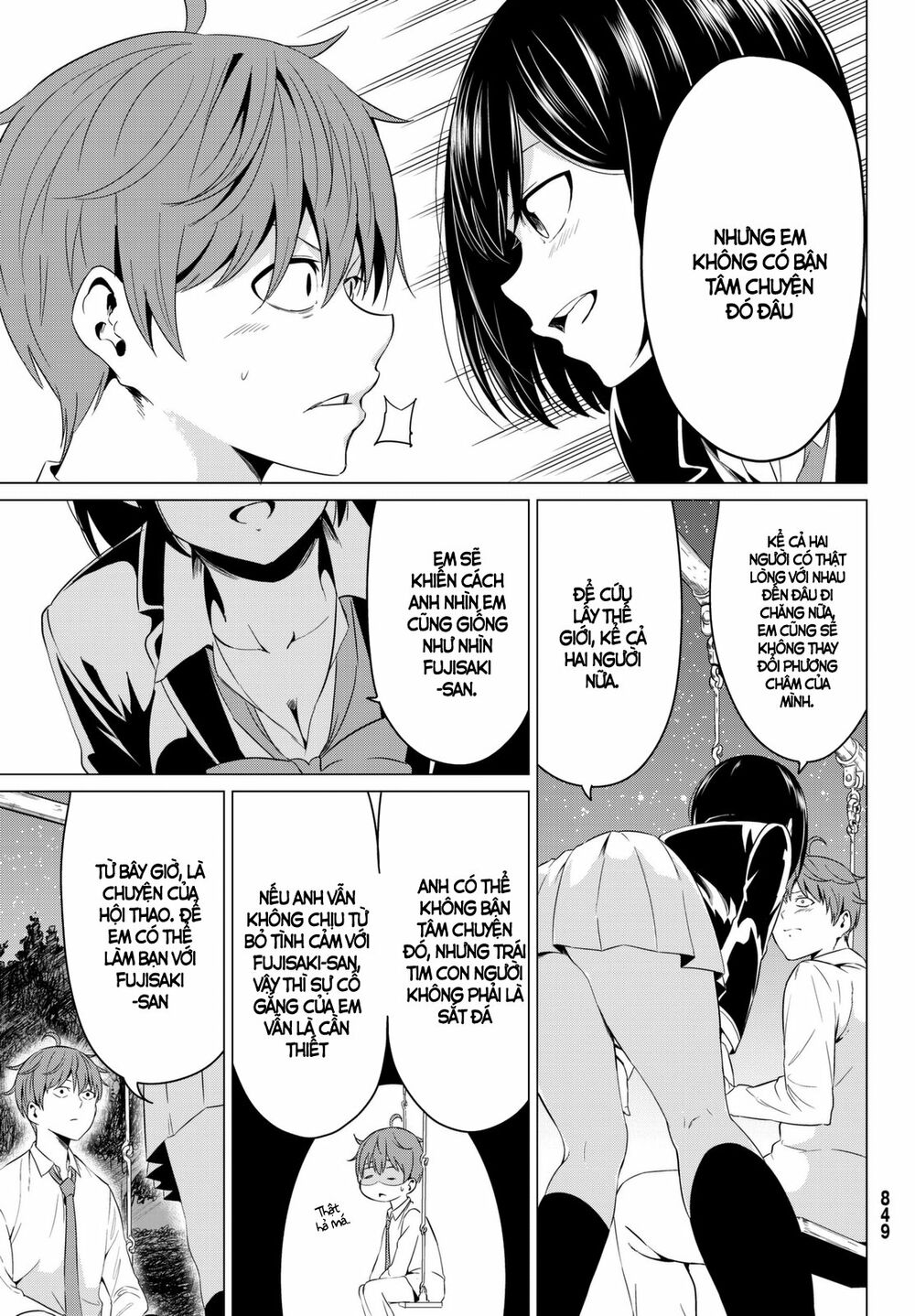 Sekai ka Kanojo ka Erabenai: Chapter 6: Liệu cô có dám chết không!?