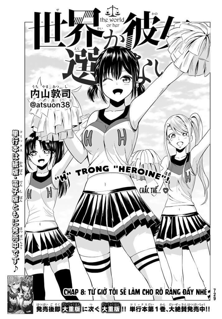 Sekai ka Kanojo ka Erabenai: Chapter 8: Từ giờ tôi sẽ làm cho rõ ràng đấy nhé
