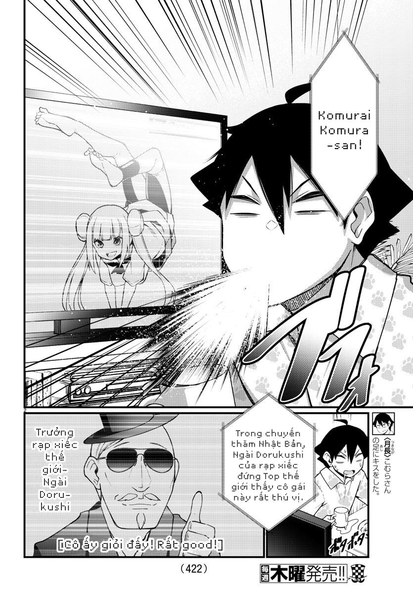 Ashigei Shoujo Komura-san: Chapter 55