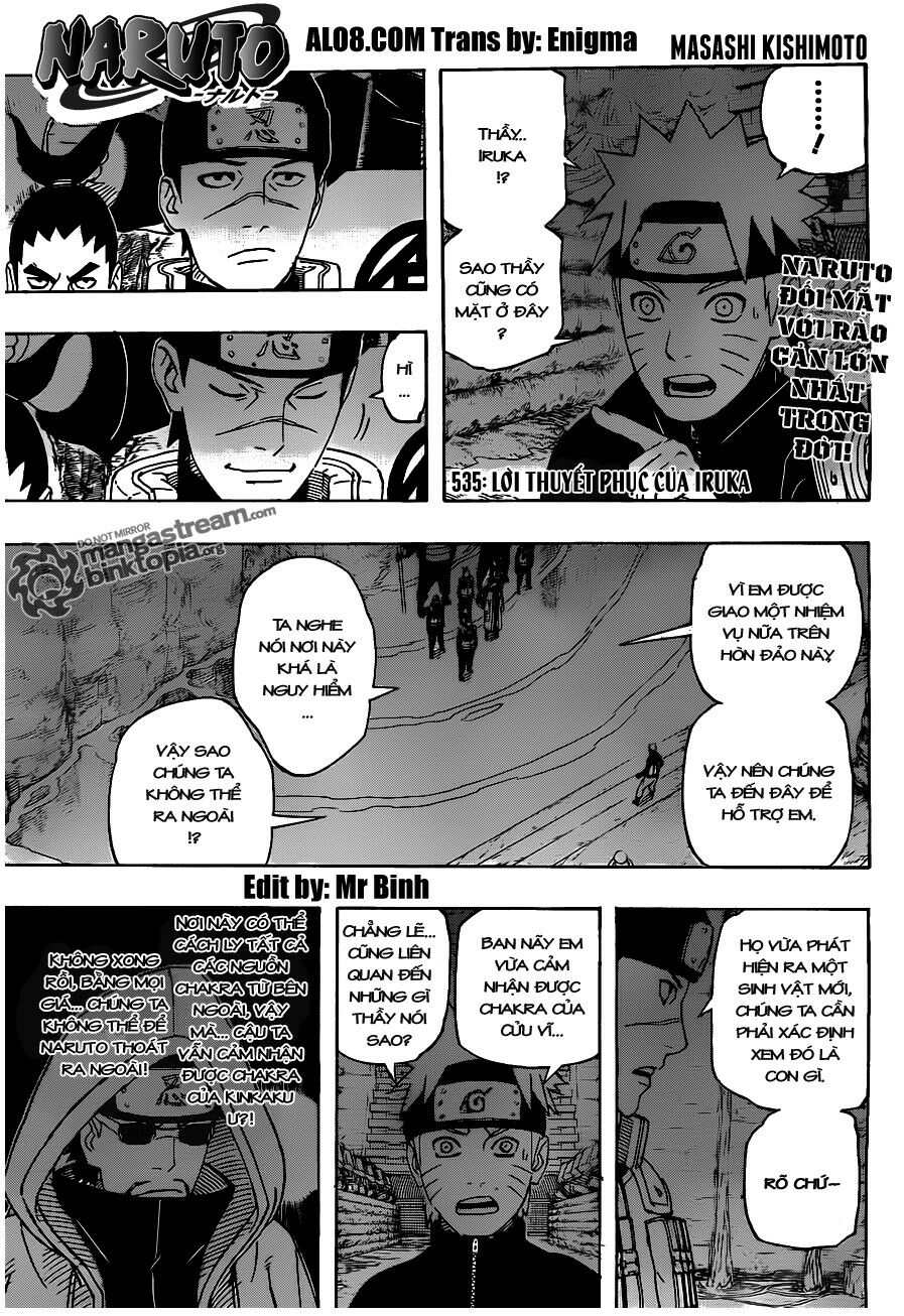 Naruto - Cửu Vĩ Hồ Ly: Chapter 535
