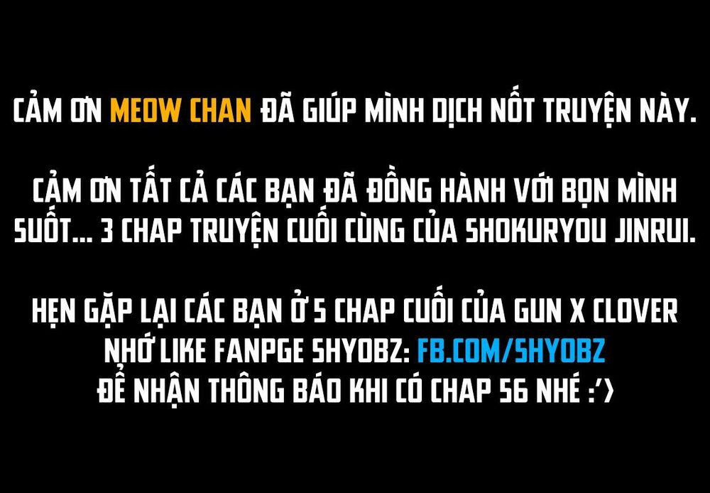 Shokuryou Jinrui: Chapter 62: [Hoàn thành]