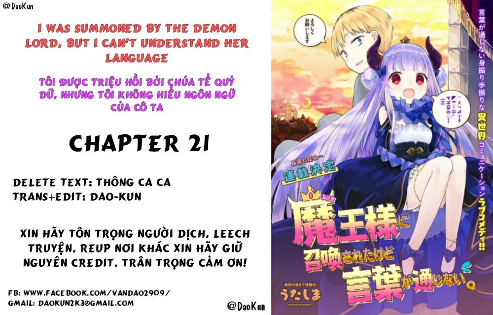 I Was Summoned By The Demon Lord, But I Can't Understand Her Languag: Chapter 22