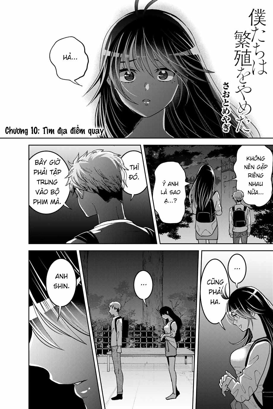 Bokutachi wa Hanshoku wo Yameta: Chapter 10
