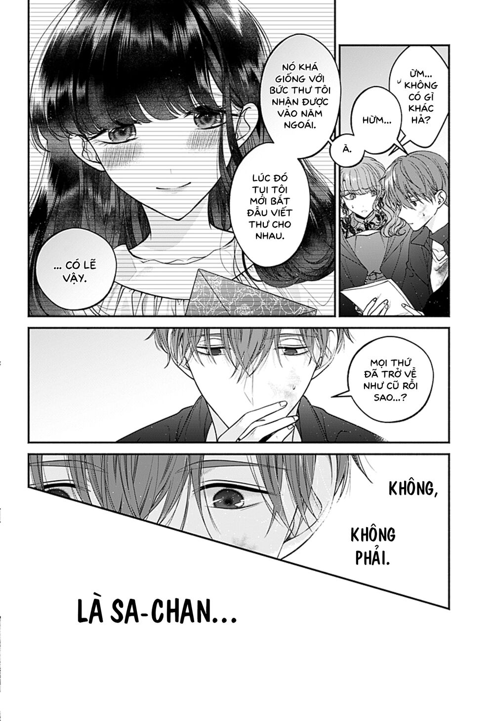 Dear Sa-chan: Chapter 33: - Thứ cảm xúc mà tớ muốn biết