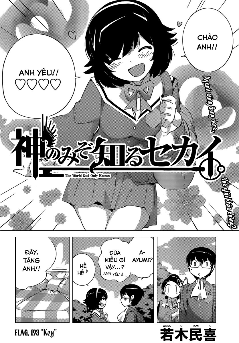 The World God Only Knows - Kami nomi zo Shiru Sekai: Chapter 193