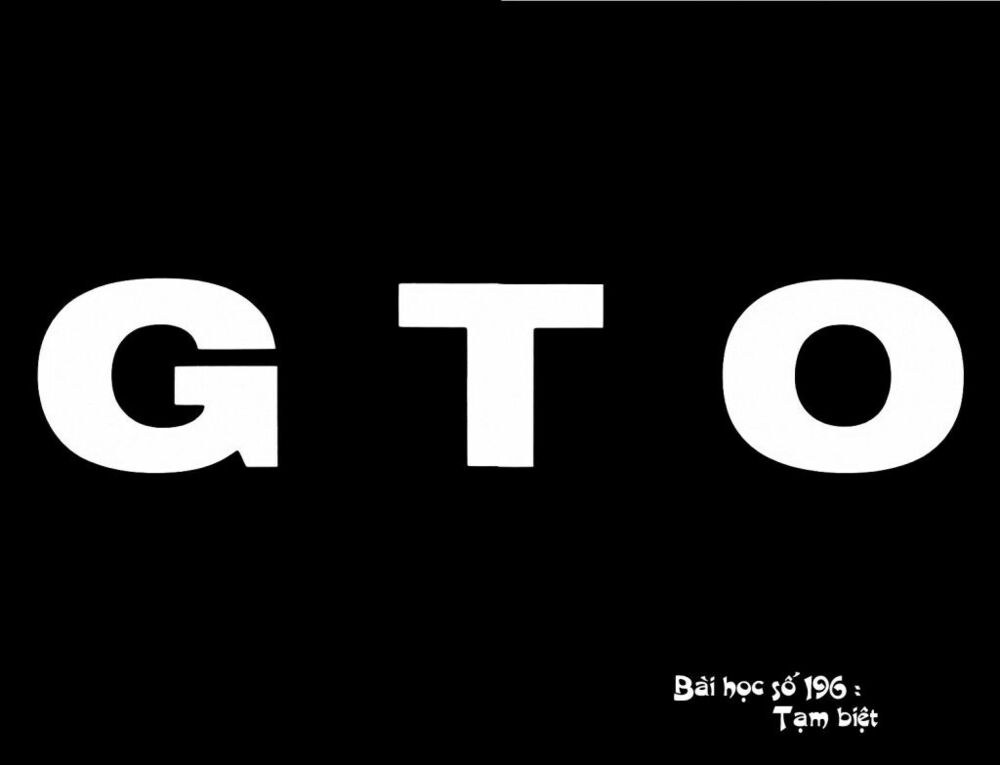 GTO - Great Teacher Onizuka: Chapter 196