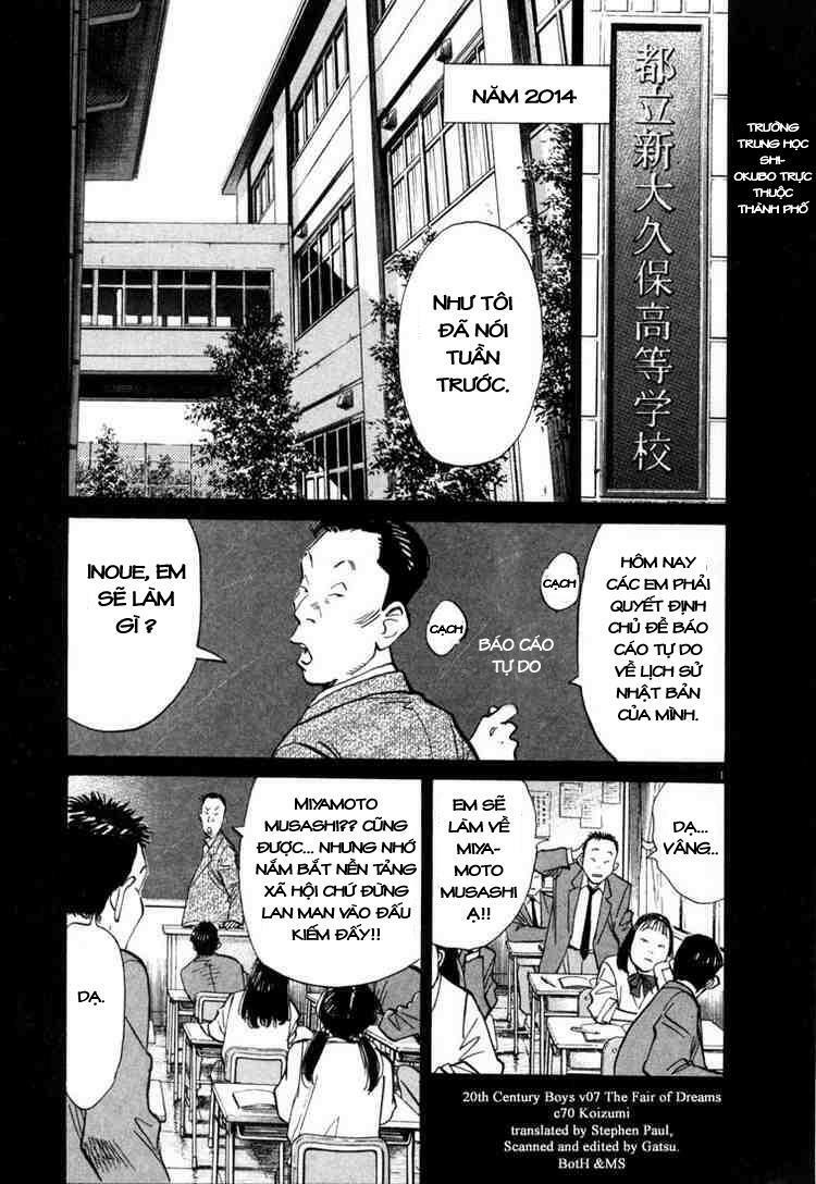 Những Chàng Trai Thế Kỉ 20: Chapter 70