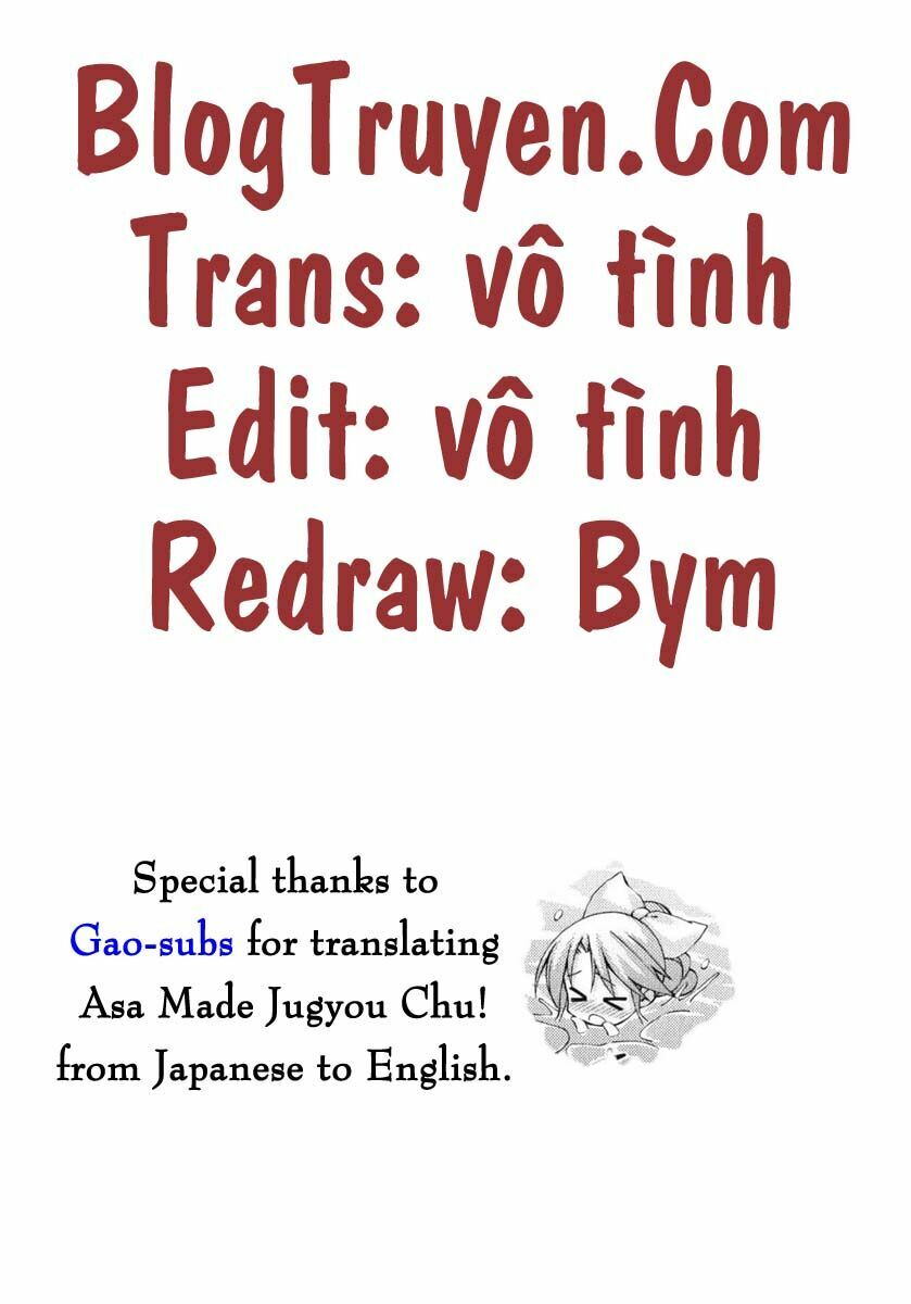 Asa made Jugyou Chu!: Chapter 18