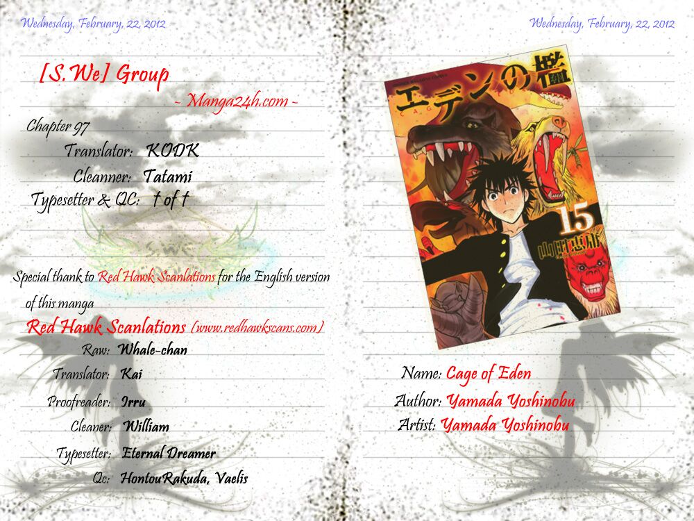 Cage of Eden: Chapter 97