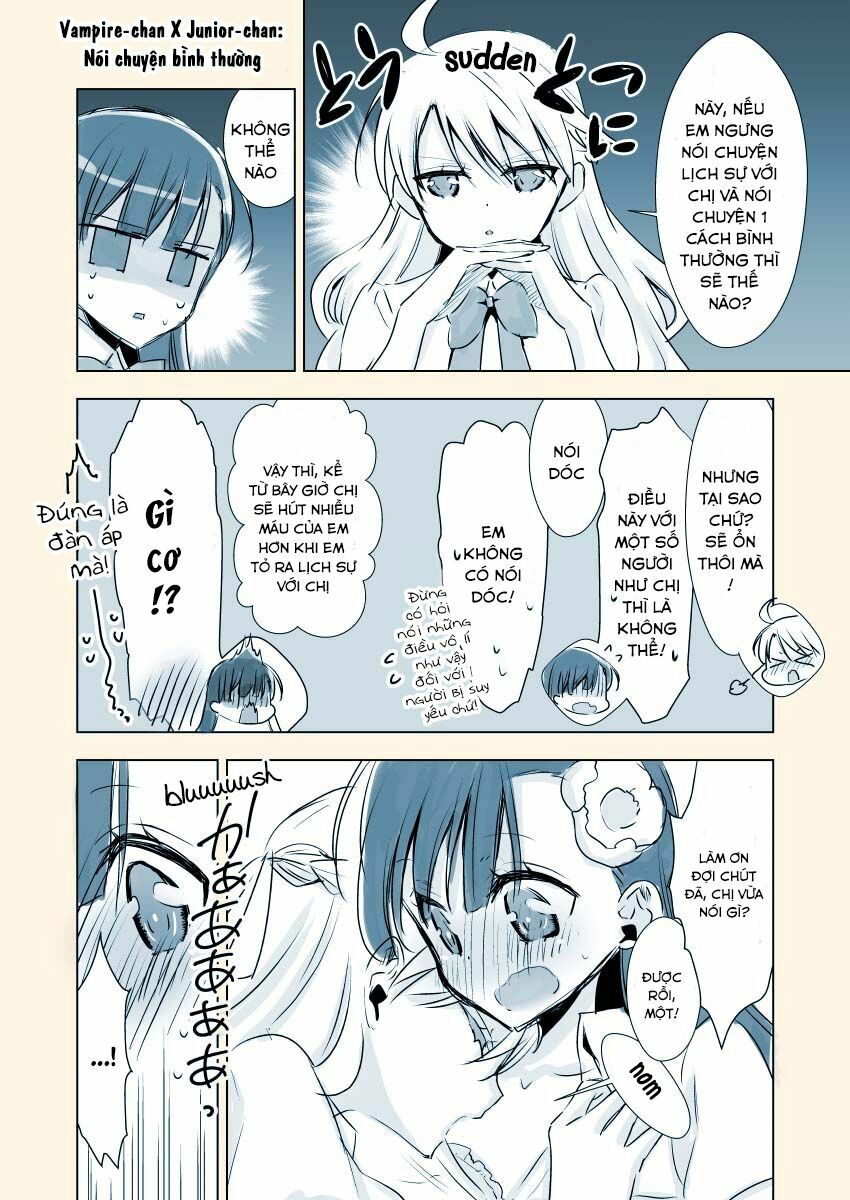 Kyuuketsuki-chan to Kouhai-chan: Chapter 11.6