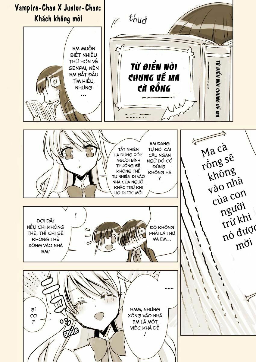 Kyuuketsuki-chan to Kouhai-chan: Chapter 11.6