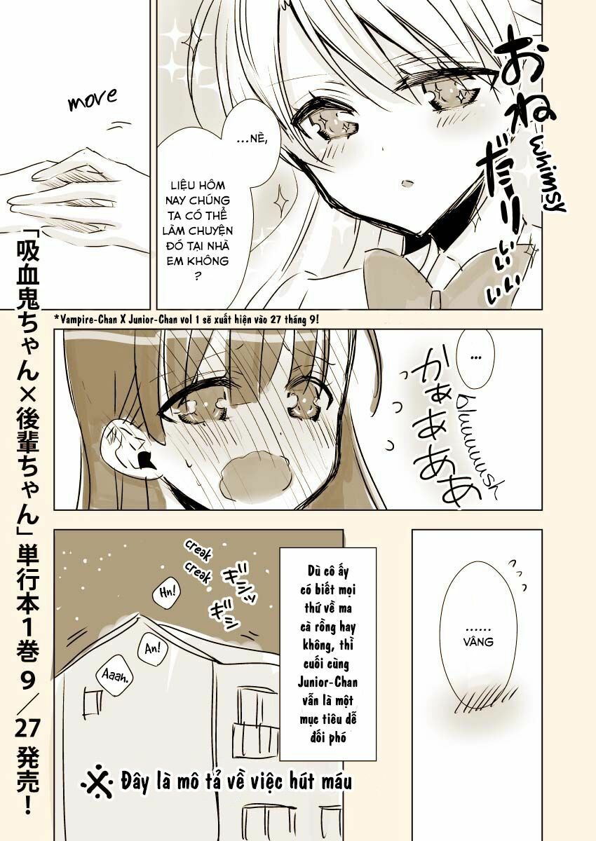 Kyuuketsuki-chan to Kouhai-chan: Chapter 11.6