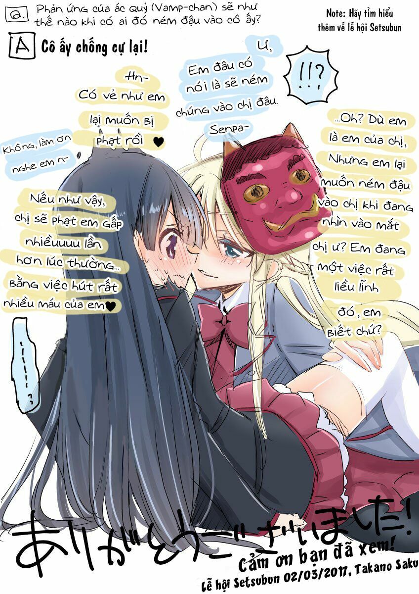 Kyuuketsuki-chan to Kouhai-chan: Chapter 11.6