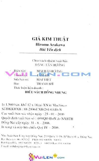 Giả Kim Thuật: Chapter 53