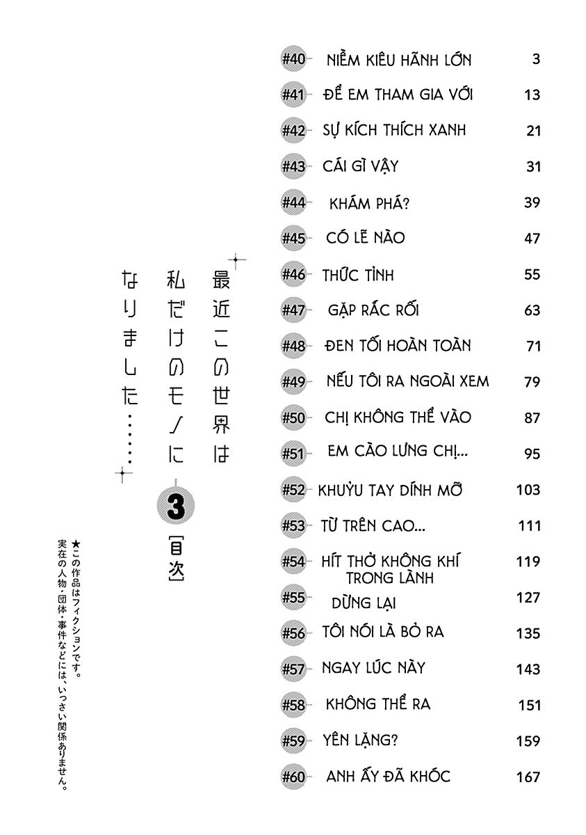 Saikin Kono Sekai wa Watashi dake no Mono ni Narimashita......: Chapter 40