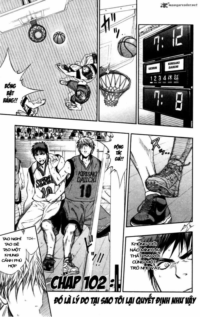 Vua bóng rổ Kuroko: Chapter 102