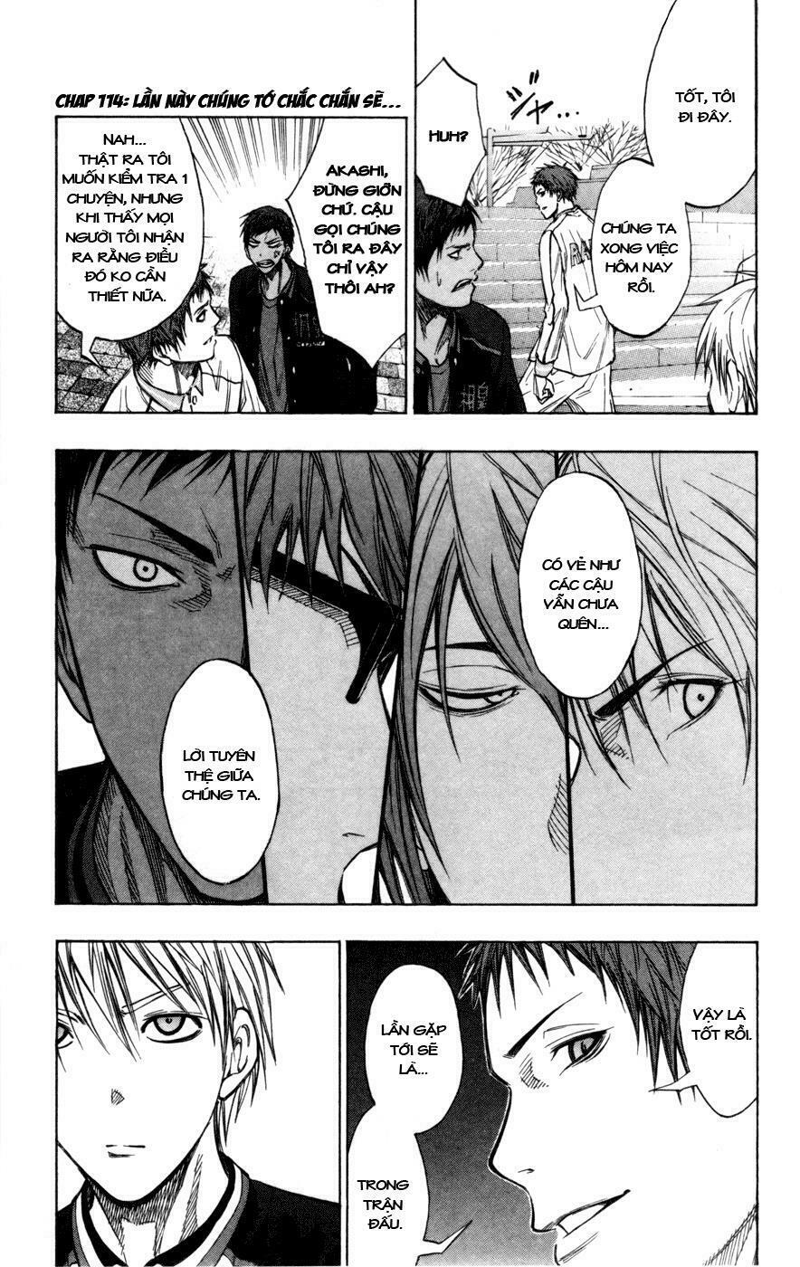 Vua bóng rổ Kuroko: Chapter 114