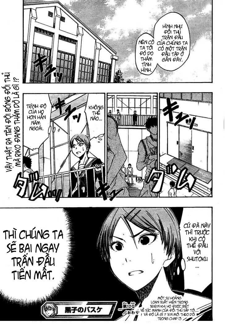 Vua bóng rổ Kuroko: Chapter 12