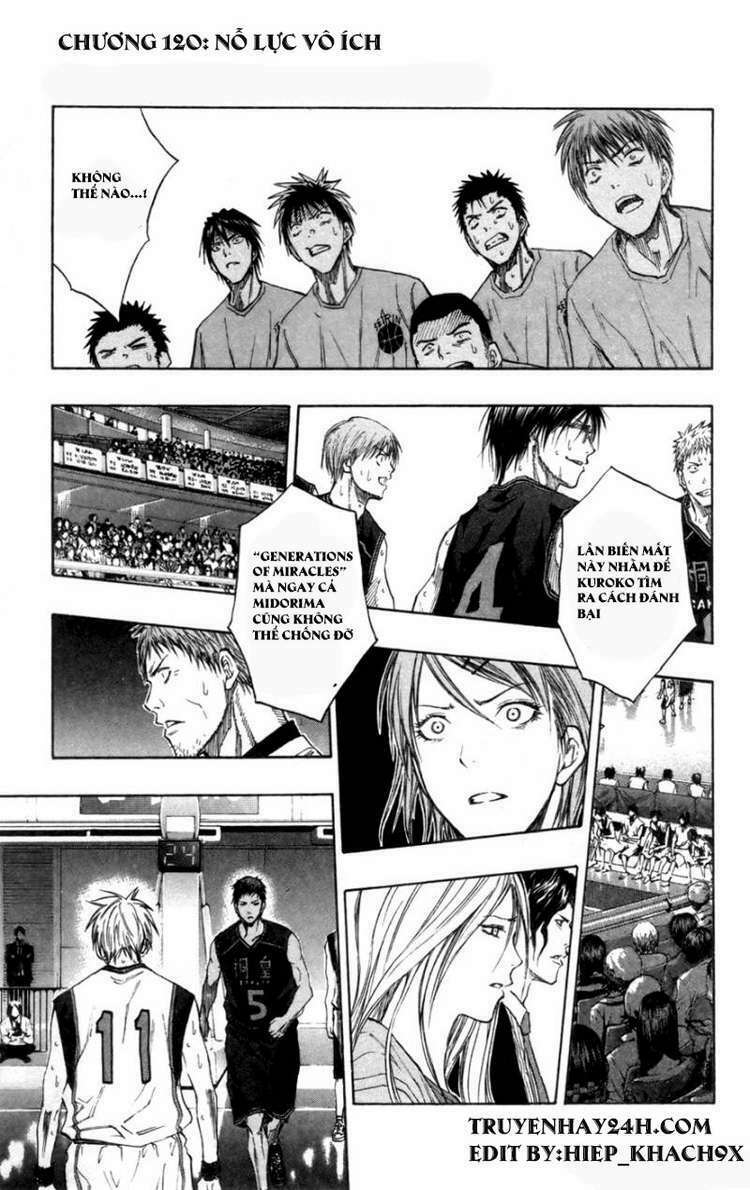 Vua bóng rổ Kuroko: Chapter 120