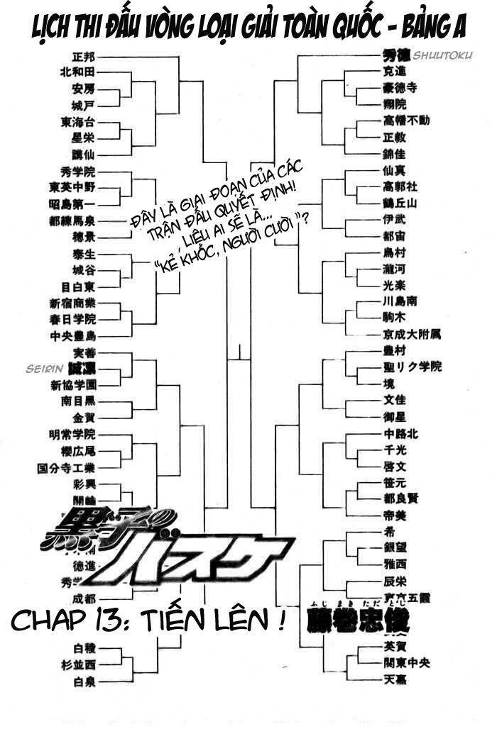 Vua bóng rổ Kuroko: Chapter 13