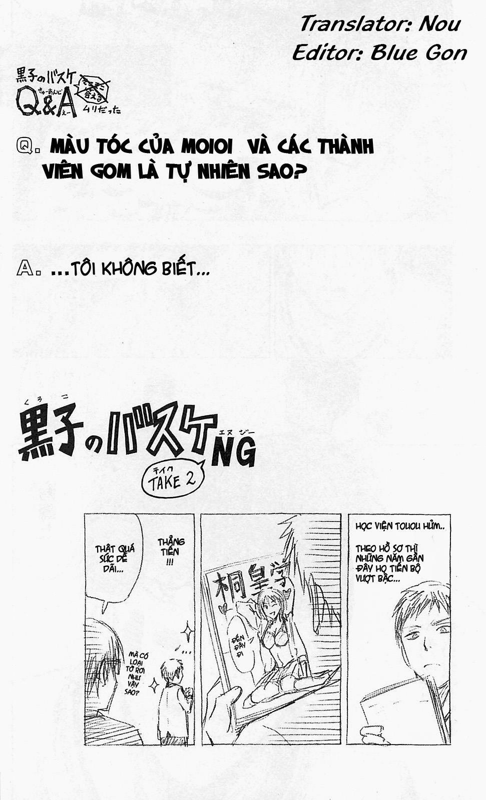 Vua bóng rổ Kuroko: Chapter 134
