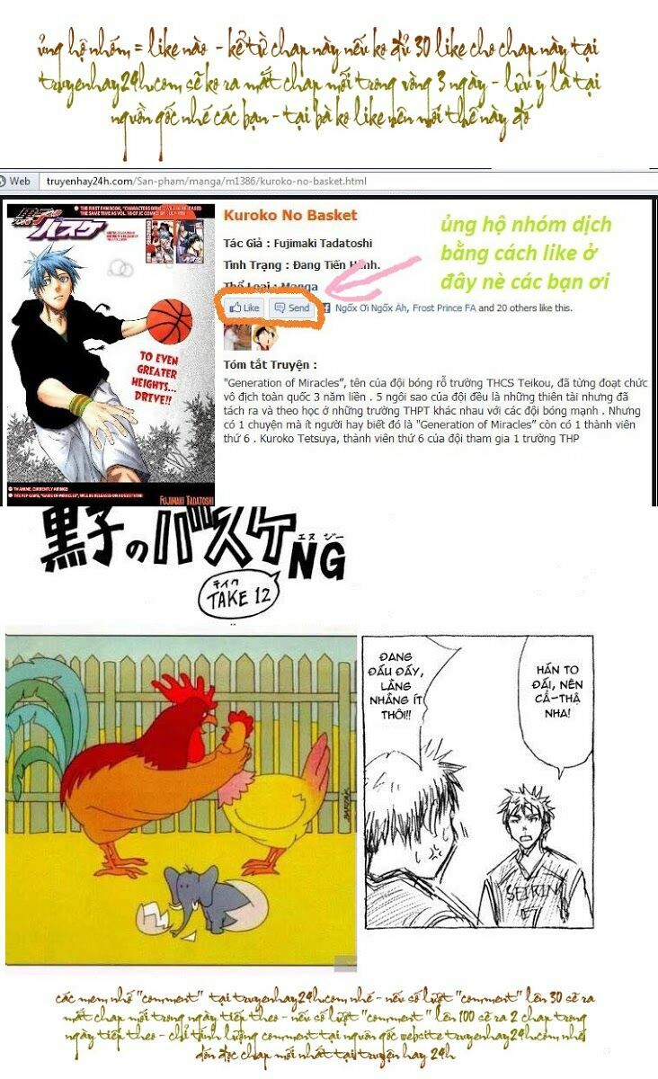 Vua bóng rổ Kuroko: Chapter 149