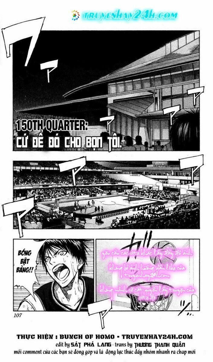 Vua bóng rổ Kuroko: Chapter 150