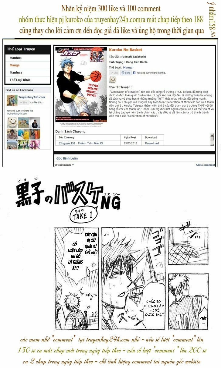 Vua bóng rổ Kuroko: Chapter 158