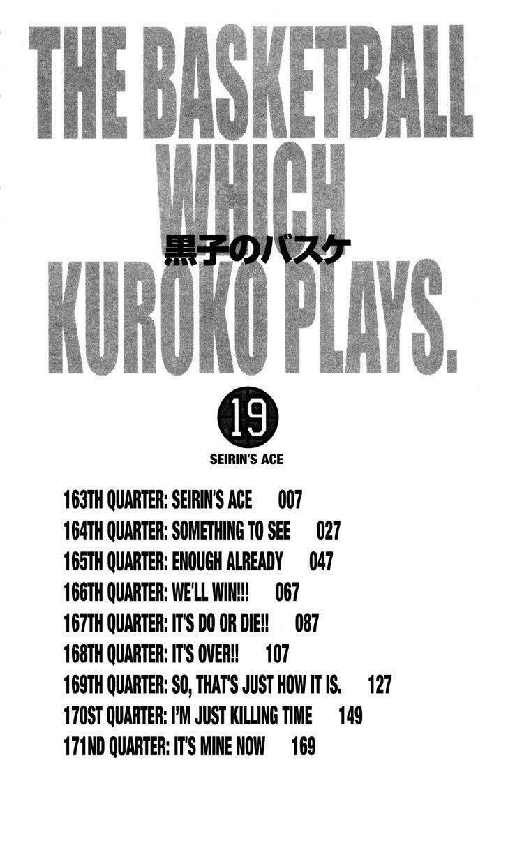 Vua bóng rổ Kuroko: Chapter 163