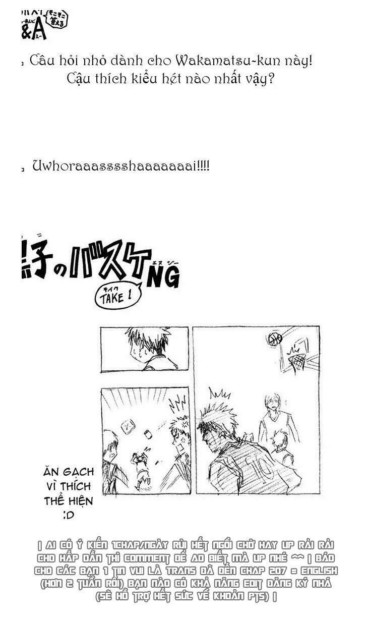 Vua bóng rổ Kuroko: Chapter 164