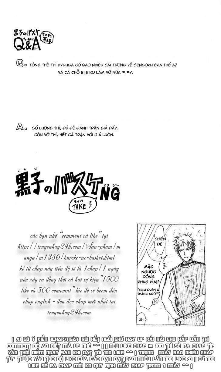 Vua bóng rổ Kuroko: Chapter 166