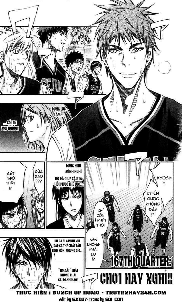 Vua bóng rổ Kuroko: Chapter 167